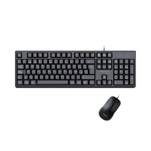 Tastiera e Mouse approx! MX245 Nero Spagnolo Qwerty in Spagnolo