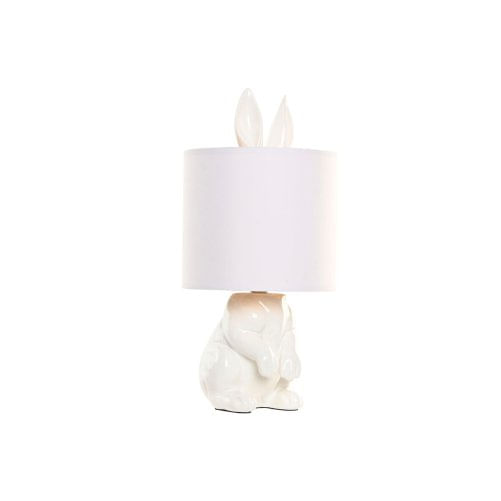 Lampada da tavolo Home ESPRIT Bianco Dorato 50 W 220 V