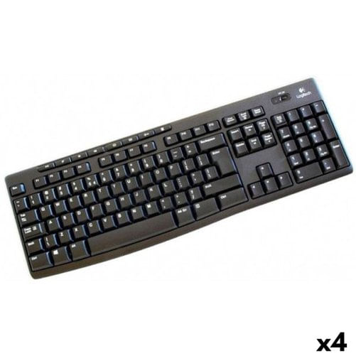 Tastiera Wireless Logitech K270 Nero Qwerty in Spagnolo (4 Unità)
