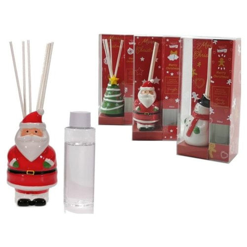 Diffusore Di Fragranze Con Bastoncini Decorazioni Natalizie 100 Ml Modelli Assortiti -