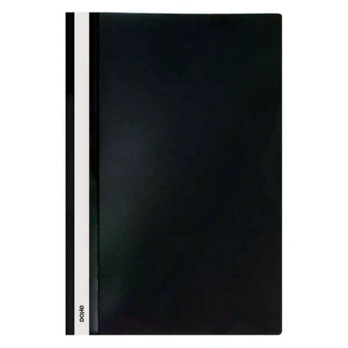 Cartella portadocumenti in polipropilene Dohe con chiusura - Formato Folio - Copertina trasparente e retro opaco - Ideale per organizzare i documenti