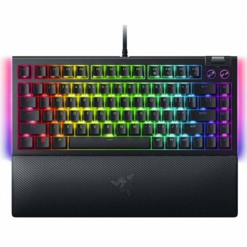 Razer Usa Razer BlackWidow V4 tastiera Gaming USB QWERTY Inglese US Nero Razer Auricolari con Microfono Razer BlackWidow V4 75%
