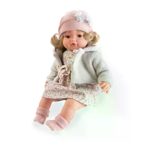 Bambola Beni Lagrimita con Giacca Invernale - Bambola Neonato 42 cm