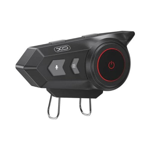 Interfono per casco da moto XO BE47 - Bluetooth 5.3 - Portata fino a 20 m - Nero