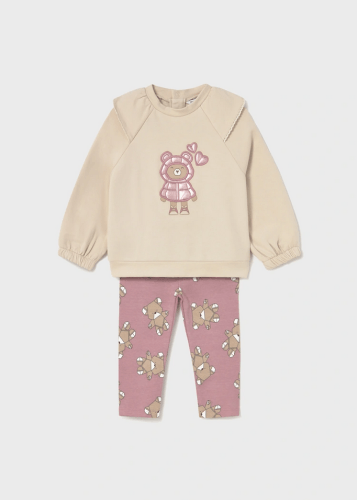 COMPLETO FELPA LEGGINGS NEONATA MAYORAL 2741 02741 95 BEIGE ORIGINALE AI 2026 9 mesi Beige COMPLETO FELPA LEGGINGS NEONATA MAYORAL 2741 02741 95 BEIGE