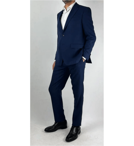 COMPLETO ABITO GIACCA PANTALONE UOMO LEBOLE L1241 646208 BLU ORIGINALE AI 2026 IT 56 Blu
