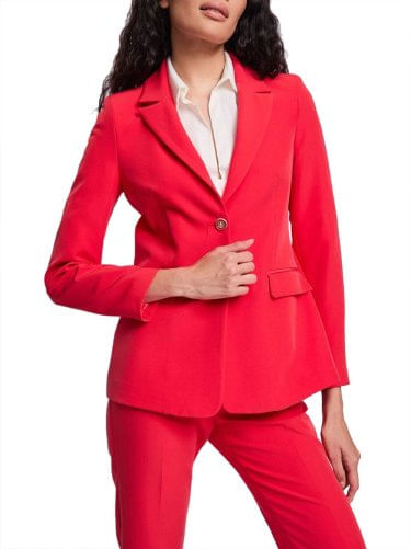 GIACCA GIACCHE BLAZER DONNA GAUDI 511FD35012 ROSSO ORIGINALE PE 2025 IT 46 Rosso
