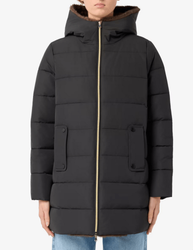 GIUBBOTTO GIUBBINO DONNA EMME MARELLA GEBEL 25254861922 005 NERO ORIGINAL AI2026 IT 44 Nero GIUBBOTTO GIUBBINO DONNA EMME MARELLA GEBEL 25254861922 00