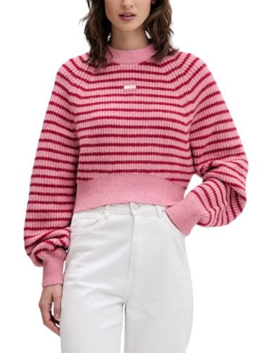 MAGLIONE MAGLIA MAGLIE DONNA TOMMY JEANS DW0DW21677 ROSA ORIGINALE AI 2026 XS Rosa MAGLIONE MAGLIA MAGLIE DONNA TOMMY JEANS DW0DW21677 ROSA ORIGINALE