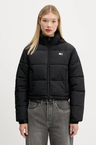 GIUBBINO GIUBBOTTO PIUMINO DONNA TOMMY JEANS DW0DW21620 NERO ORIGINALE AI 2026 S Nero GIUBBINO GIUBBOTTO PIUMINO DONNA TOMMY JEANS DW0DW21620 NERO ORI