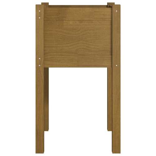 vidaXL Fioriera da Giardino Miele 40x40x70 cm in Massello di Pino
