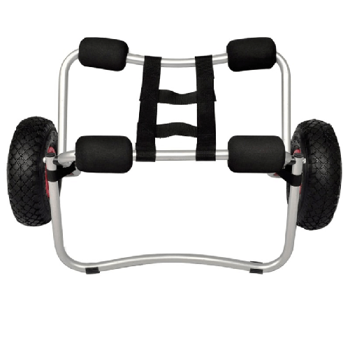 vidaXL Carrello per Kayak 2 pz Alluminio