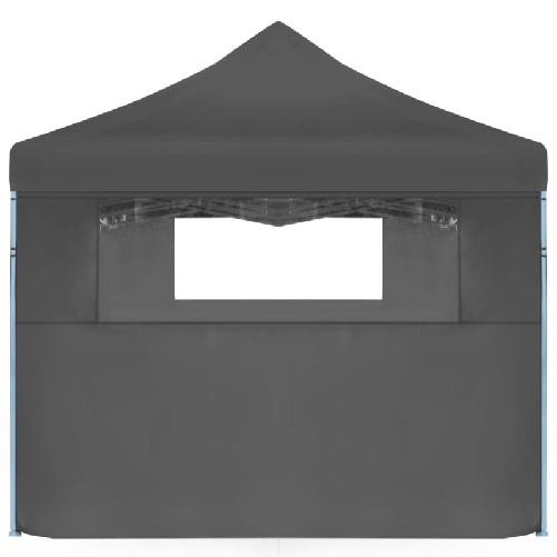 vidaXL Tenda Pieghevole Pop-Up con 5 Pareti Laterali 3x9 m Antracite