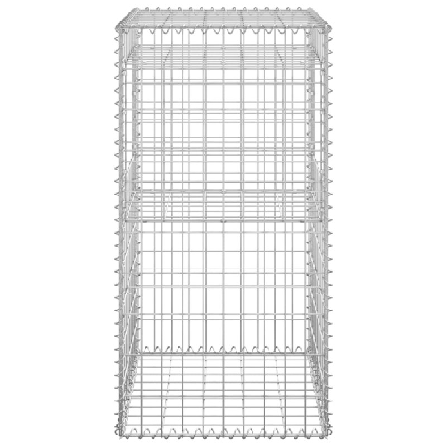 vidaXL Cesto a Gabbione a Torre 50x50x100 cm in Ferro
