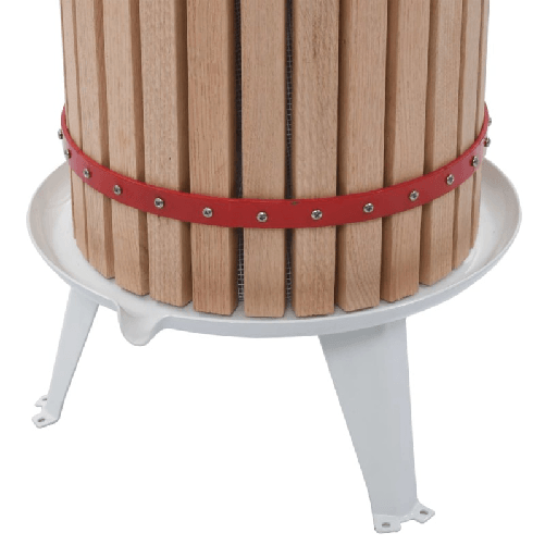 vidaXL Torchio per Frutta e Vino con Sacco in Tessuto 24 L Rovere