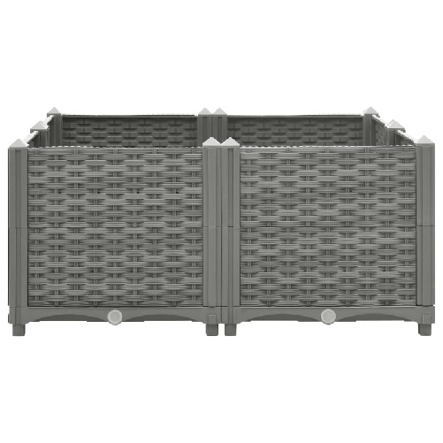 Fioriera Rialzata 80x80x38 cm in Polipropilene