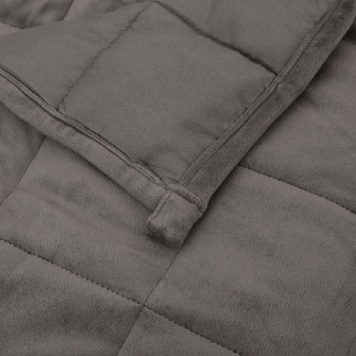 Coperta Ponderata Grigia 235x290 cm 11 kg Tessuto