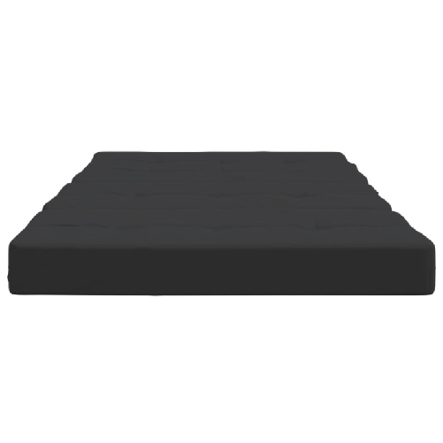 vidaXL Cuscini per Sedia a Sdraio 2 pz Nero in Tessuto Oxford