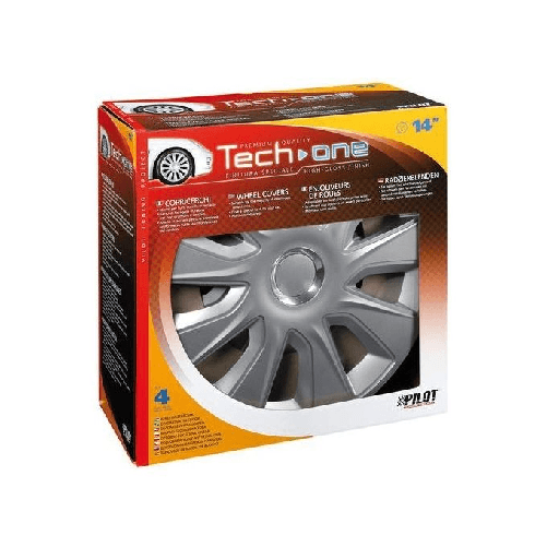 Stratos RC Silver - Set 4 copricerchi - Ø 14"
