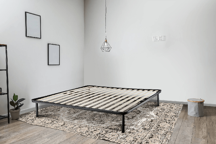 Dmora Rete letto matrimoniale Dabbasia, Rete ortopedica a 14 doghe, 100% Made in Italy
