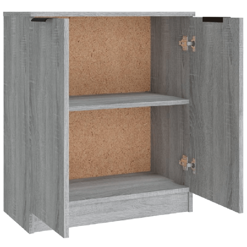 Credenze 3 pz Grigio Sonoma in Legno ingegnerizzato