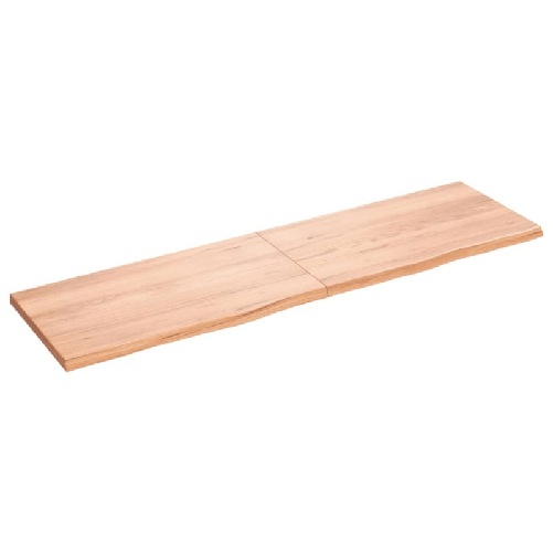 vidaXL Piano Tavolo Marrone Chiaro 180x50x4cm Rovere Massello Trattato