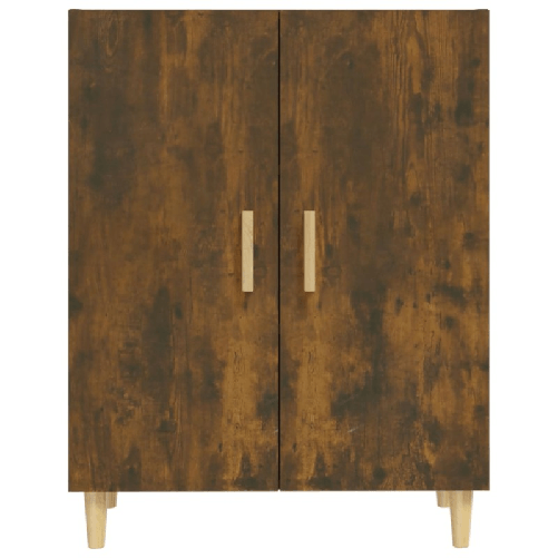 Credenza Rovere Fumo 70x34x90 cm in Legno ingegnerizzato