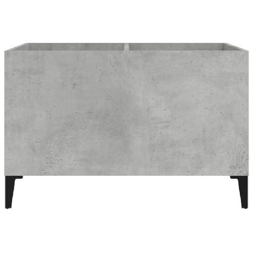 Mobile Porta Dischi Grigio Cemento 74,5x38x48 Legno Multistrato