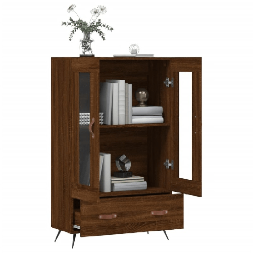 vidaXL Credenza Rovere Marrone 69,5x31x115 cm in Legno ingegnerizzato
