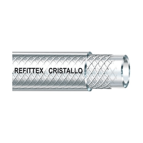 Fitt Rotolo Tubo Refittex Cristallo Mm 6X12 M 50 Bradas TXRC06x12/50 pompa da giardino PVC