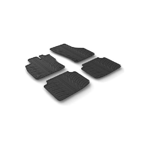 Set tappeti su misura in gomma - compatibile per Skoda Superb 4p (07/15>12/23) - Skoda Superb Wagon (10/15>12/23)