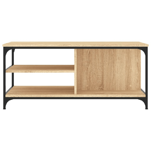 vidaXL Tavolino da Salotto Rovere Sonoma 100x50x45cm Legno Multistrato