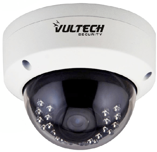 VULTECH TELECAMERA DOME AHD CON CUPOLA IN VETRO 1/3" 2 MPX 1080P 3,6MM 24PCS LED IR 20M BIANCA CM-DMT1080AHD