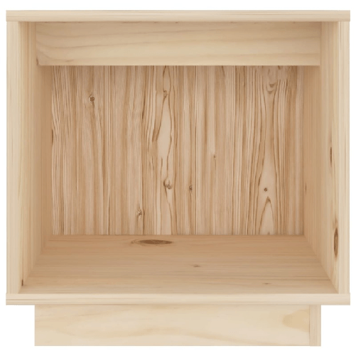 Comodini 2 pz 40x30x40 cm in Legno Massello di Pino