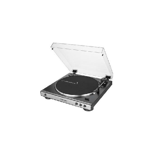 Audio-Technica AT-LP60XUSB Giradischi con trasmissione a cinghia Grigio, Metallico Completamente automatico