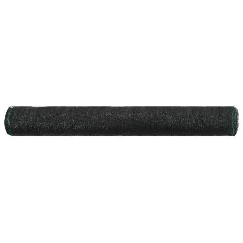 vidaXL Schermo di Recinzione per Campo da Tennis in HDPE 1,4x25 m Nera
