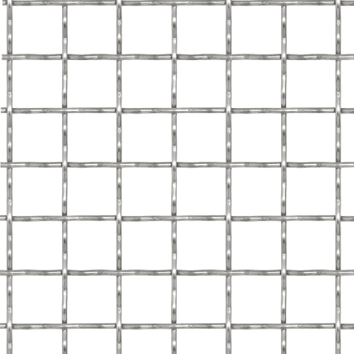 Recinzione in Rete Modulare in Acciaio Inox 100x85cm 31x31x3mm