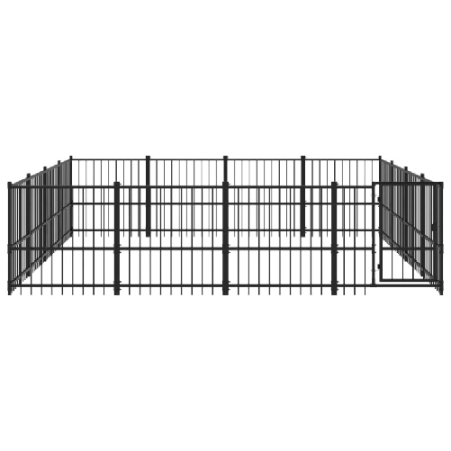 Gabbia per Cani da Esterno in Acciaio 15,05 m²