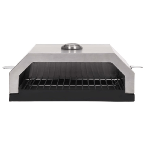 vidaXL Forno Pizza con Piastra Ceramica per Barbecue a Gas e Carbone