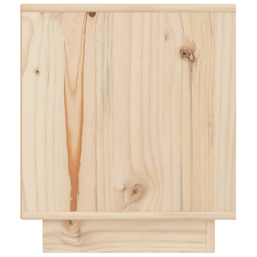 Comodini 2 pz 40x34x40 cm in Legno Massello di Pino