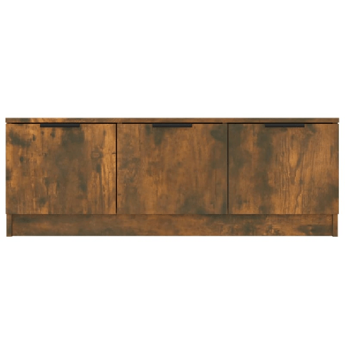 Mobile TV Rovere Fumo 102x35x36,5 cm in Legno Ingegnerizzato