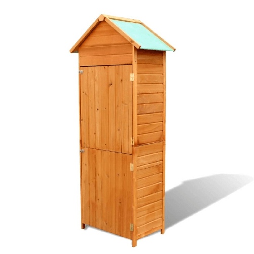 Armadietto da Giardino Marrone 42,5x64x190 cm