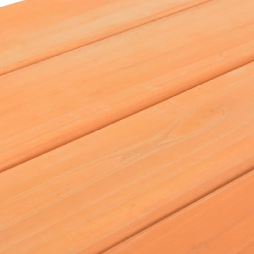 vidaXL Tavolo e Panche da Picnic 89x79x50 cm Legno Massello di Abete