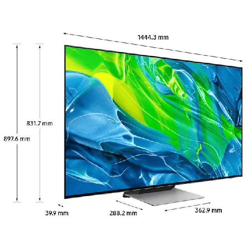 Samsung Series 9 TV OLED 4K 65” QE65S95B Smart TV Wi-Fi Eclipse Silver 2022, Processore Neural Quantum 4K, Ultra sottile, Gaming mode, Suono 3D