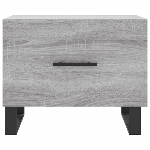 vidaXL Tavolino da Salotto Grigio Sonoma 50x50x40 cm Legno ingegnerizzato