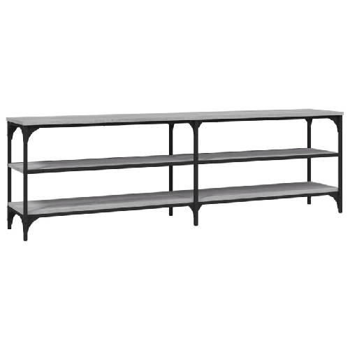 vidaXL Mobile Porta TV Grigio Sonoma 160x30x50 cm in Legno Multistrato