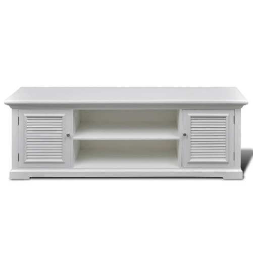 vidaXL Porta TV Bianco in Legno
