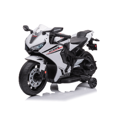 Moto Elettrica a Batteria 12 V Honda CBR 1000 RR Bianca per Bambino