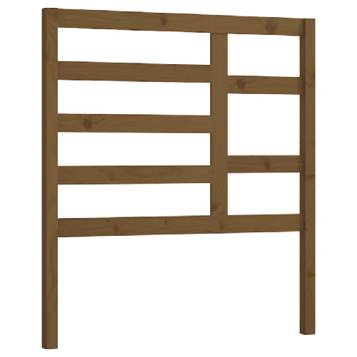 vidaXL Testiera per Letto Miele 96x4x104 cm in Legno Massello di Pino