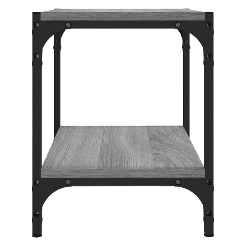 Mobile TV Grigio Sonoma 40x33x41 cm Legno ingegnerizzato e Acciaio